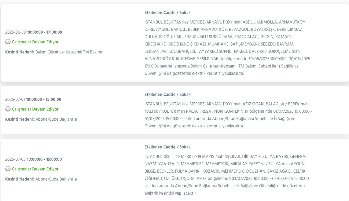 Bağcılar, Avcılar, Şişli ve birçok ilçe için BEDAŞ saat verdi! 1 Temmuz 2025 İstanbul elektrik kesintisi ne kadar sürecek? - 14. Resim
