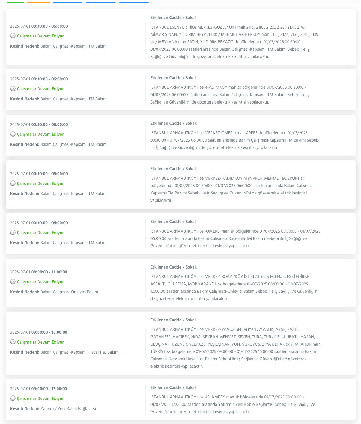Bağcılar, Avcılar, Şişli ve birçok ilçe için BEDAŞ saat verdi! 1 Temmuz 2025 İstanbul elektrik kesintisi ne kadar sürecek? - 4. Resim