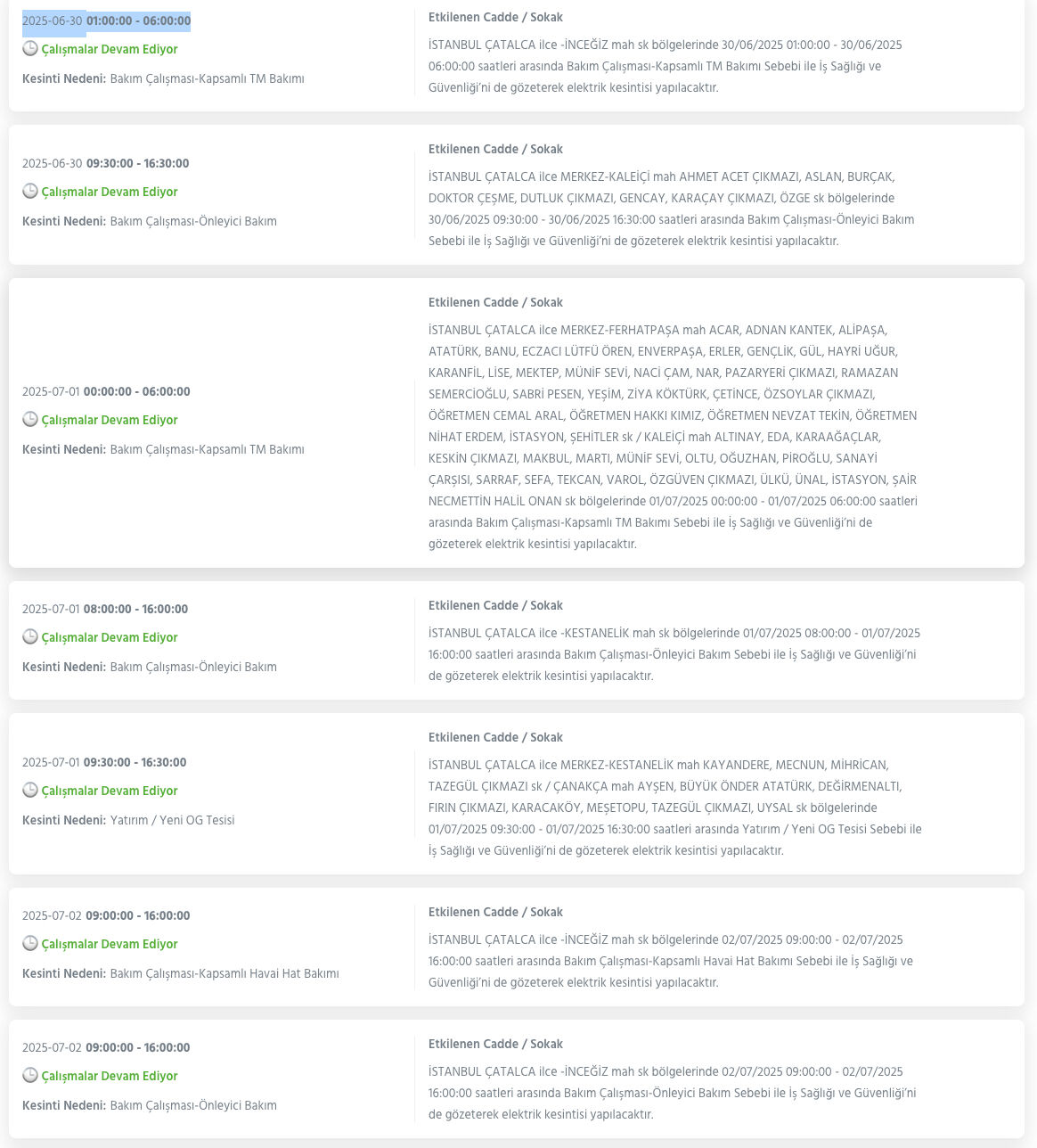Bağcılar, Avcılar, Şişli ve birçok ilçe için BEDAŞ saat verdi! 1 Temmuz 2025 İstanbul elektrik kesintisi ne kadar sürecek? - 20. Resim