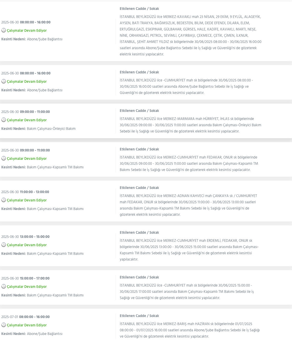 Bağcılar, Avcılar, Şişli ve birçok ilçe için BEDAŞ saat verdi! 1 Temmuz 2025 İstanbul elektrik kesintisi ne kadar sürecek? - 16. Resim