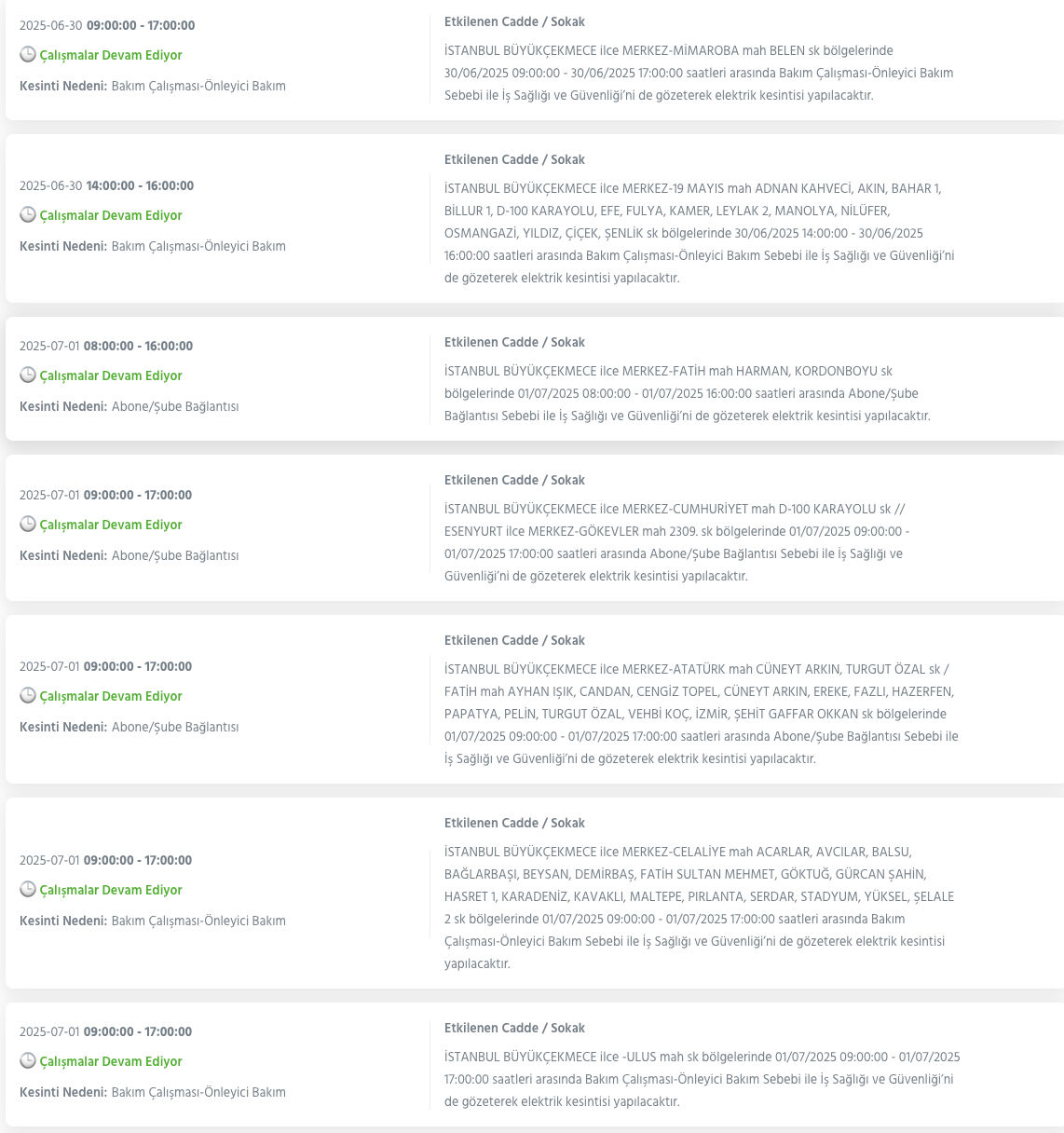 Bağcılar, Avcılar, Şişli ve birçok ilçe için BEDAŞ saat verdi! 1 Temmuz 2025 İstanbul elektrik kesintisi ne kadar sürecek? - 19. Resim