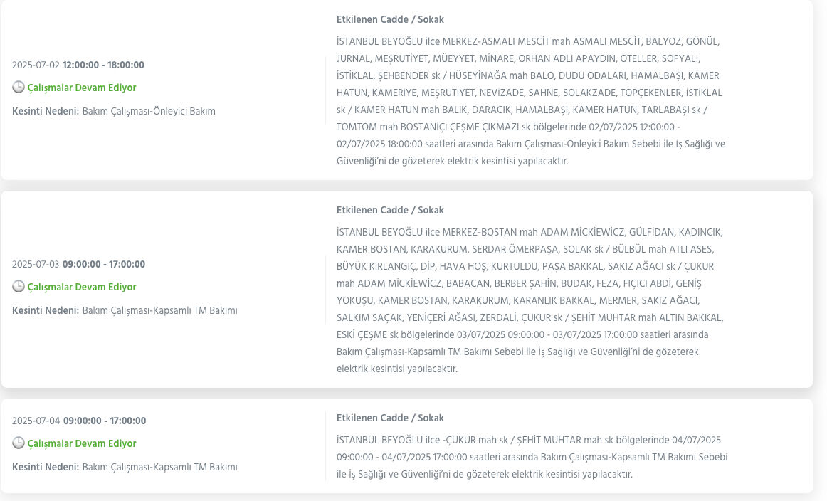 Bağcılar, Avcılar, Şişli ve birçok ilçe için BEDAŞ saat verdi! 1 Temmuz 2025 İstanbul elektrik kesintisi ne kadar sürecek? - 18. Resim