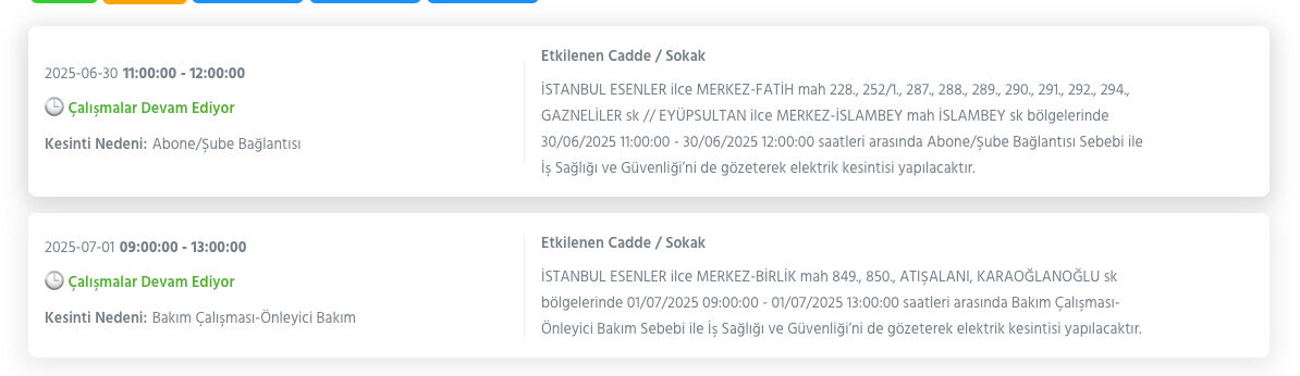 Bağcılar, Avcılar, Şişli ve birçok ilçe için BEDAŞ saat verdi! 1 Temmuz 2025 İstanbul elektrik kesintisi ne kadar sürecek? - 21. Resim