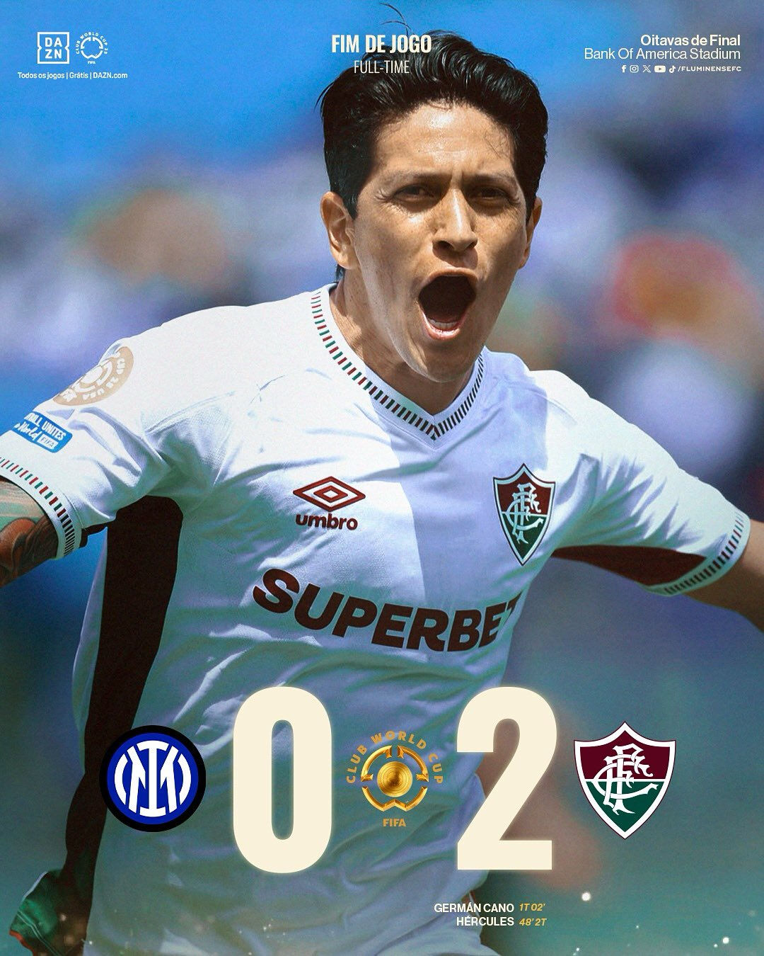 FIFA Kulüpler Dünya Kupası'nda Brezilya rüzgar! Fluminense, Inter'i devirerek çeyrek finale çıktı - 4. Resim