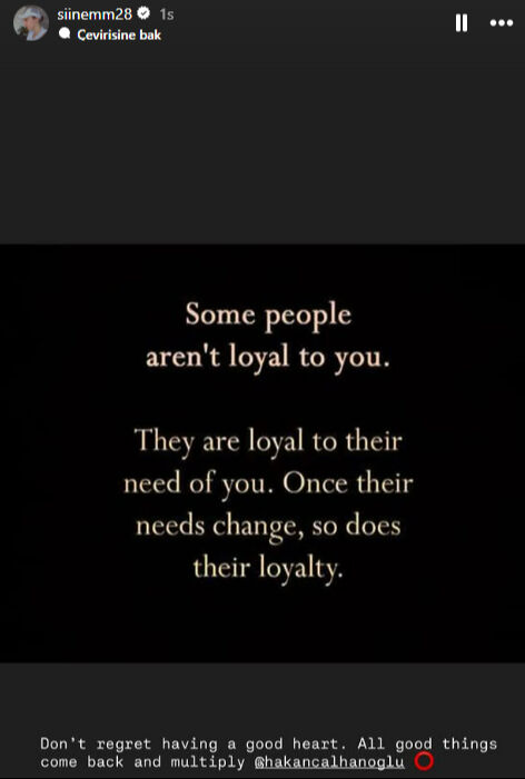 Hakan Çalhanoğlu'nun eşinden olay paylaşım! Inter'in açıklamalarına tepki: Pişman olma - 2. Resim