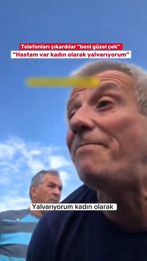 Skandal görüntüler! Kadın yalvardı, onlar vurdu, tehditler savurdu... - 1. Resim