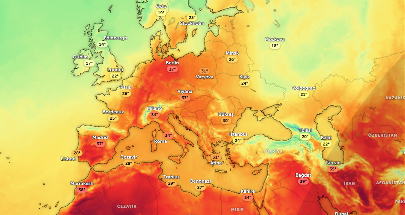 100 yılın sıcaklıkları turizmi de vurdu! Avrupa'nın ikonik yapısı kapatıldı - 1. Resim