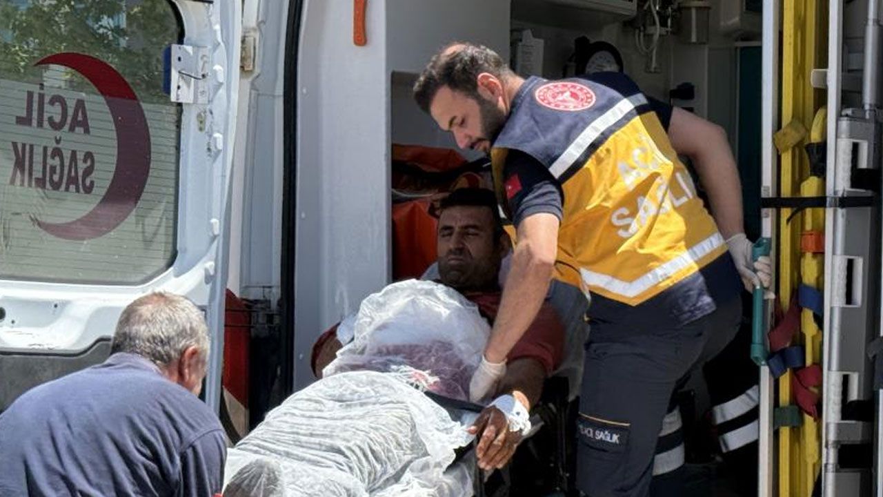 Bahçede çim biçerken kolunu kaptırdı! İmdadına helikopter ambulans koştu