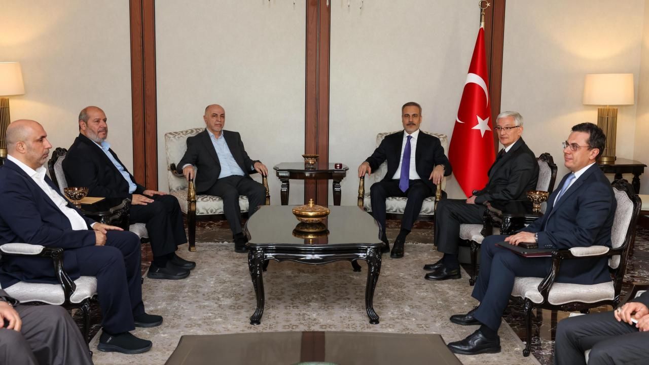 Bakan Fidan Hamas heyeti ile görüştü