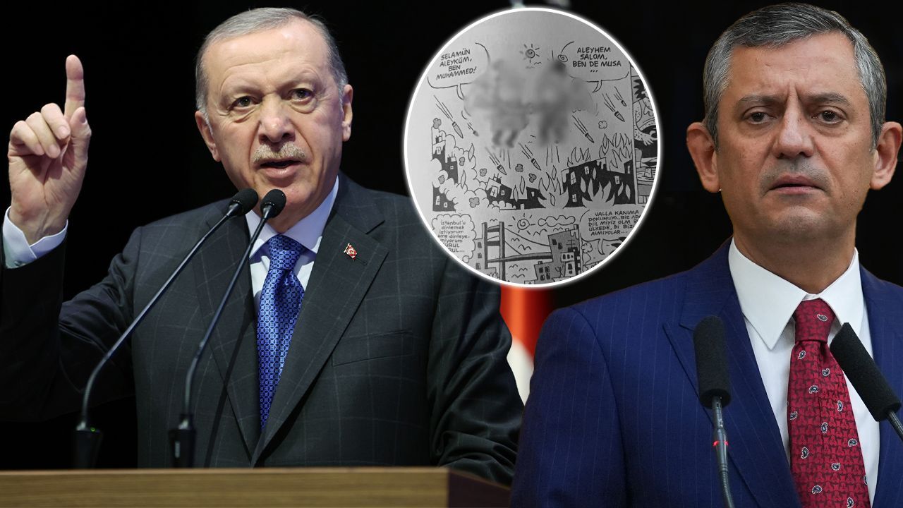 Cumhurbaşkanı Erdoğan, skandal karikatürü savunan Özel'e acımadı: Göz doktoruna görün! - Gündem