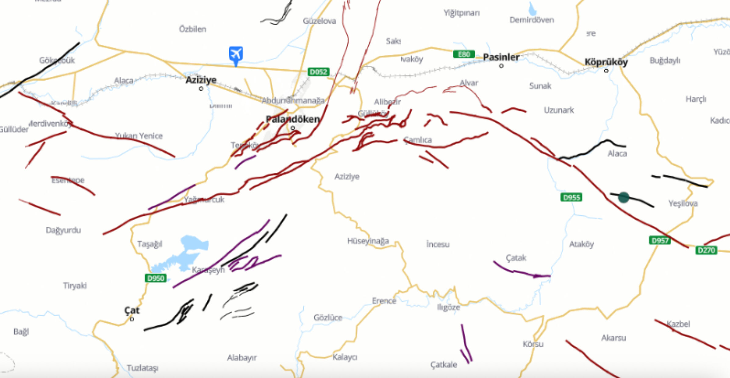 Erzurum deprem bölgesi mi, aktif fay hattı var mı? AFAD deprem tehlike haritasını paylaştı - 3. Resim