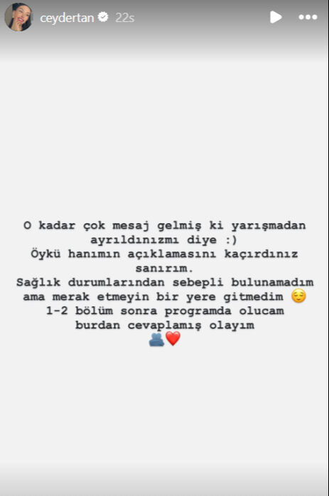 İşte Benim Stilim Ceyda neden yok, ayrıldı mı? Sosyal medya hesabından açıkladı - 1. Resim