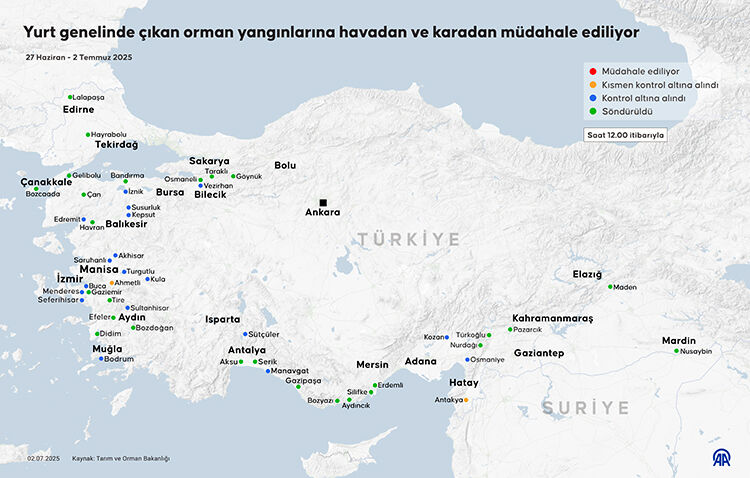 Orman yangınlarında son durum ne? Hatay, İzmir, Manisa'da yangınlar gündemde - 2. Resim