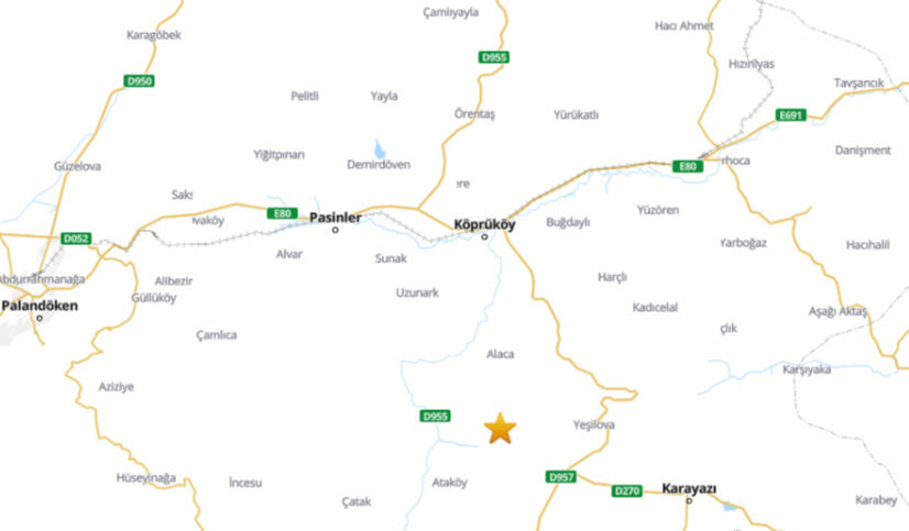 Erzurum'da korkutan deprem! AFAD son dakika verileri açıkladı - 1. Resim