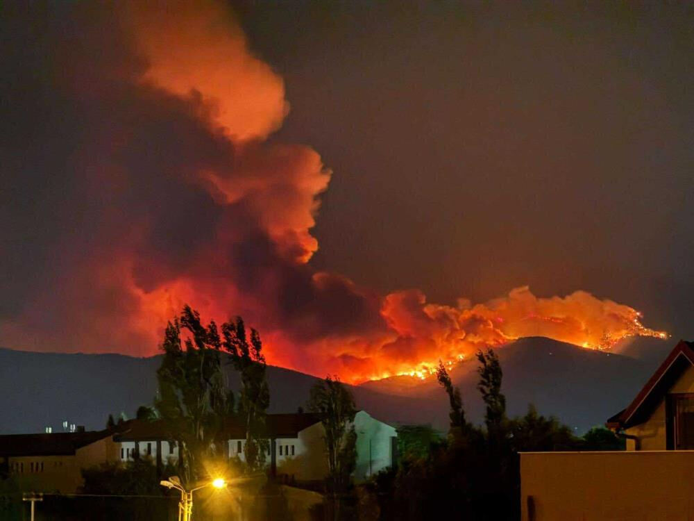 İzmir Ödemiş'te de orman yangını çıktı! 3 mahalle tahliye edildi - 1. Resim