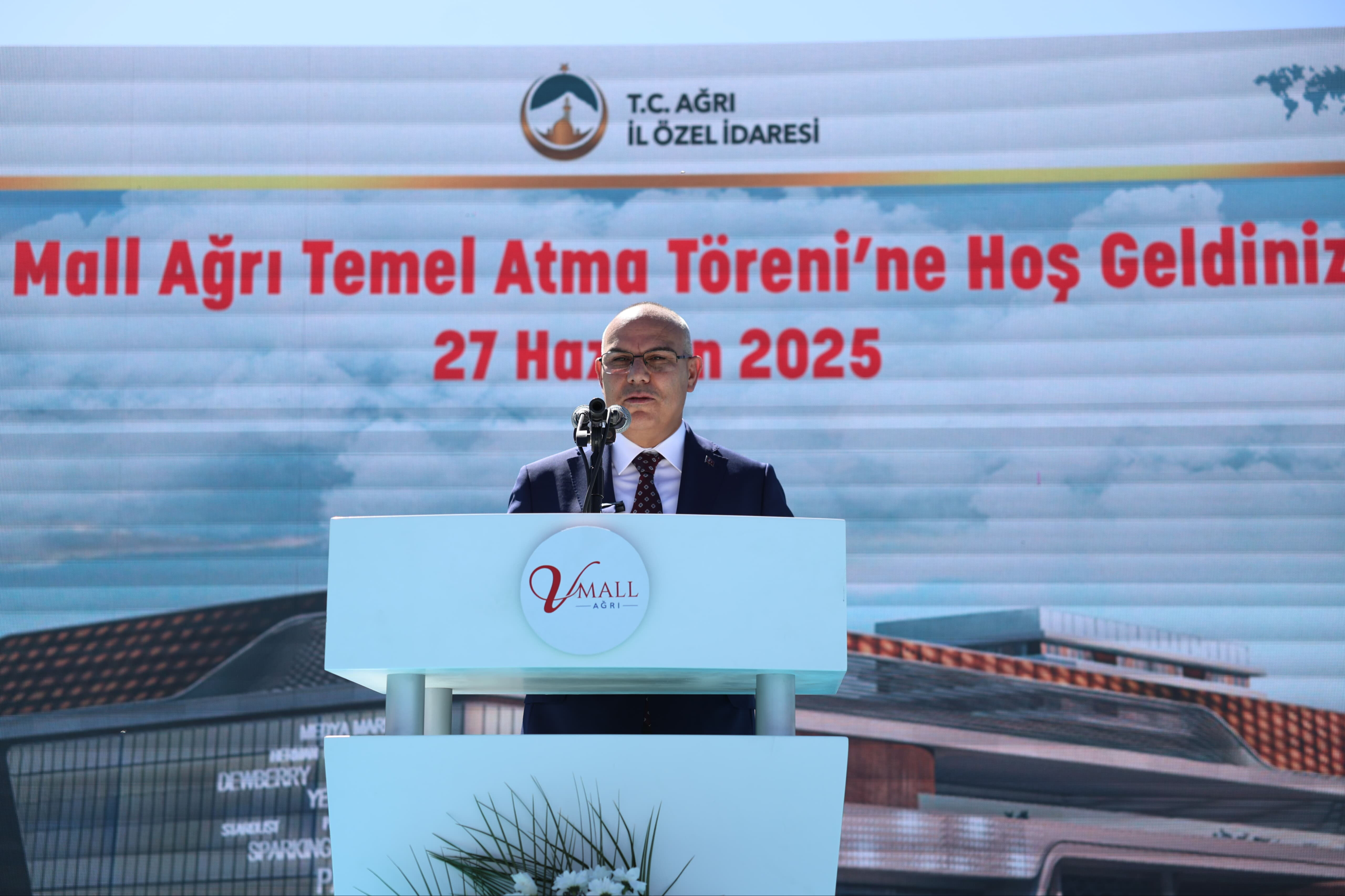 V Mall Ağrı karma yaşam projesinin temelleri atıldı - 3. Resim