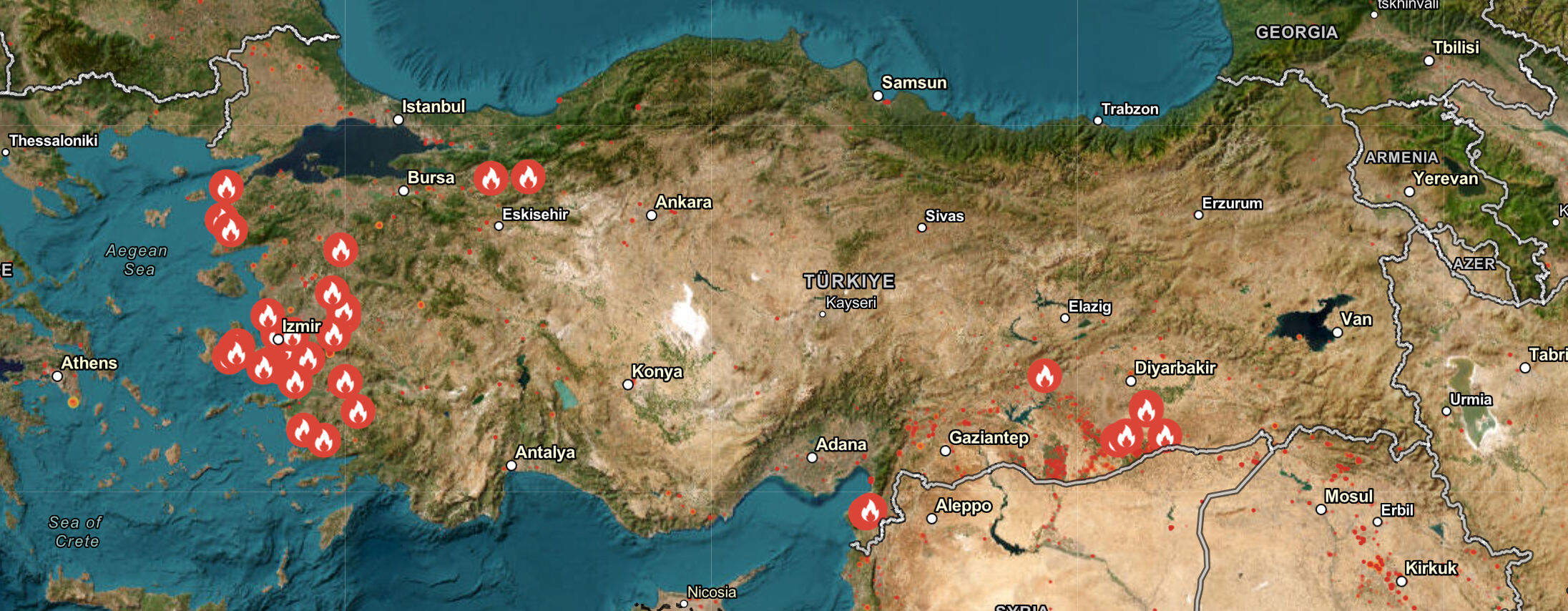 Yangın haritası son durum: Şu an nerede yangın var, hangi şehirlerde yangın çıktı? - 1. Resim