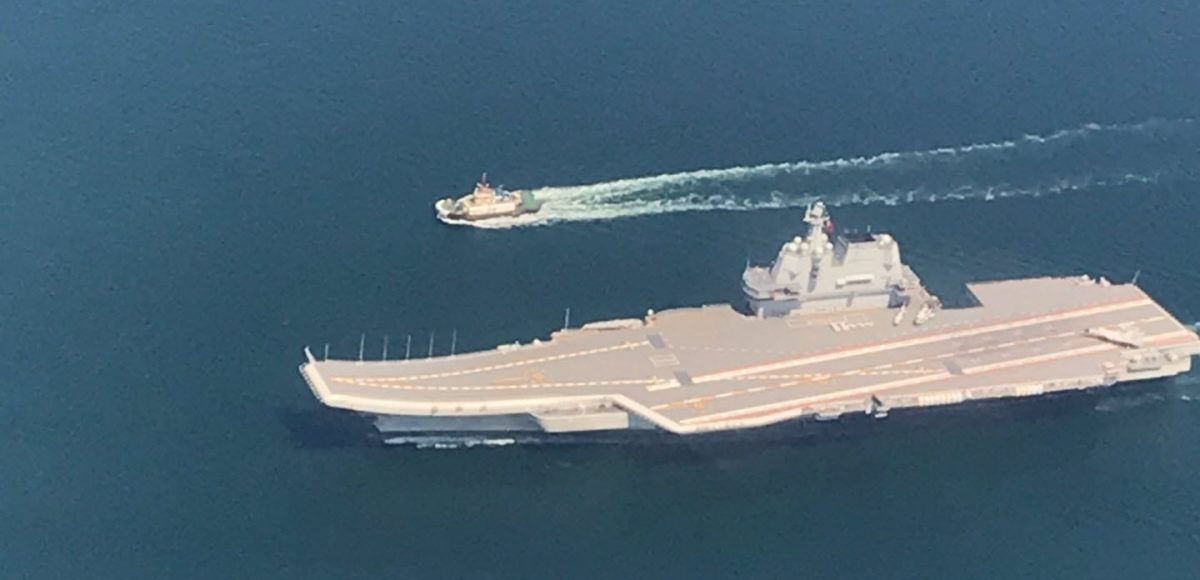 ABD'nin ünlü gemisine rakip! Çin'in ilk yerli ve milli uçak gemisi Hong Kong'da - 1. Resim