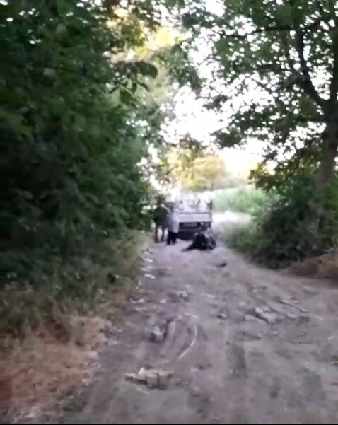 Bursa'da vicdanları sızlatan olay! Metrelerce sürükledi, sopayla dövdü: O anlar kamerada - 2. Resim