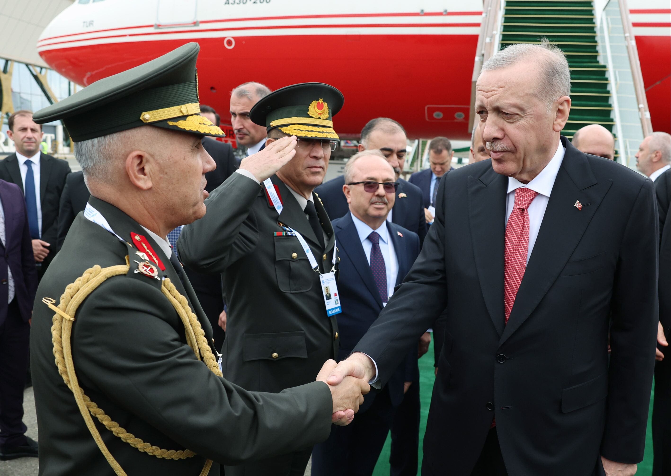 Hankendi'de kritik zirve! Cumhurbaşkanı Erdoğan, Azerbaycan'da - 1. Resim