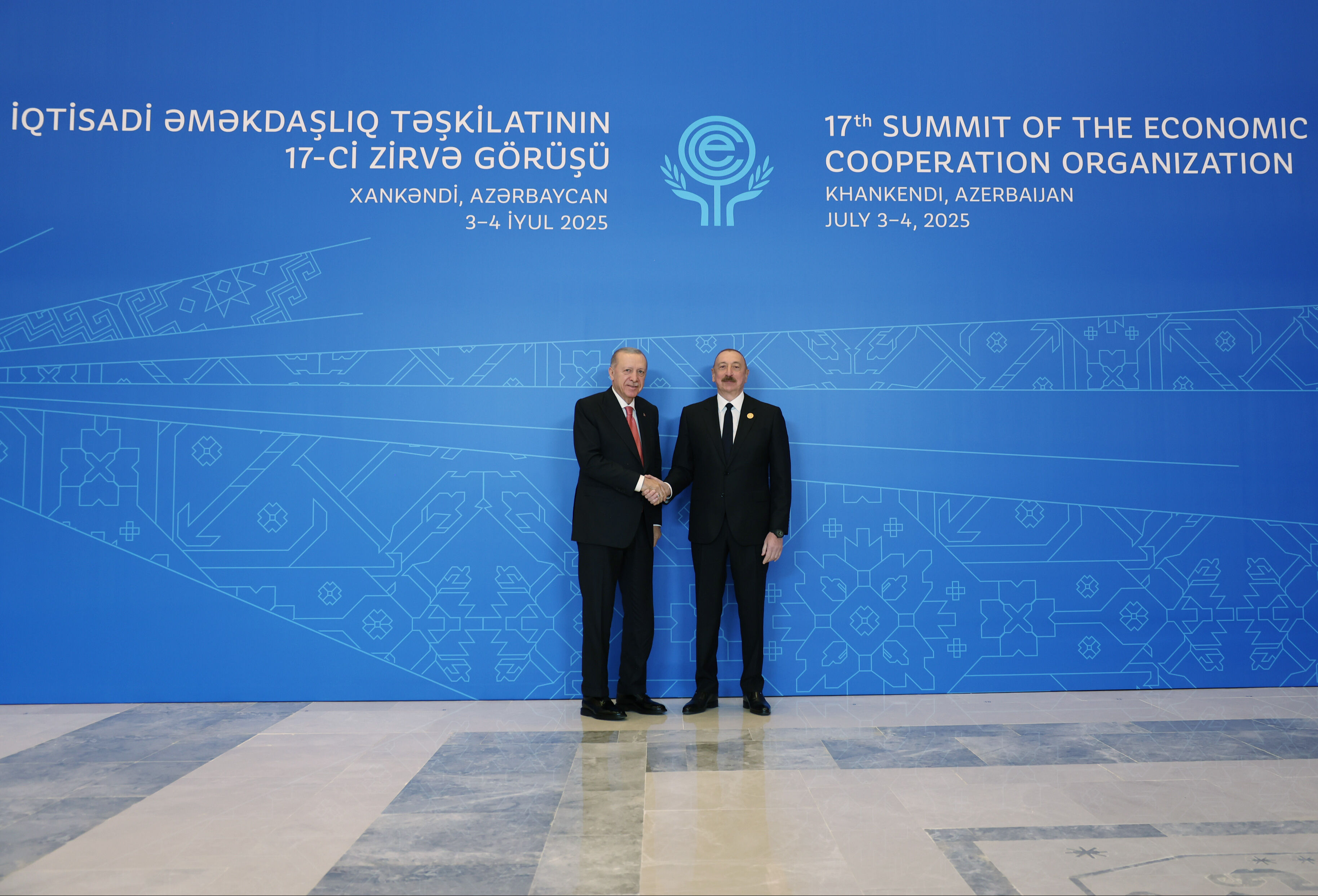 Hankendi'de kritik zirve! Cumhurbaşkanı Erdoğan, Azerbaycan'da - 2. Resim