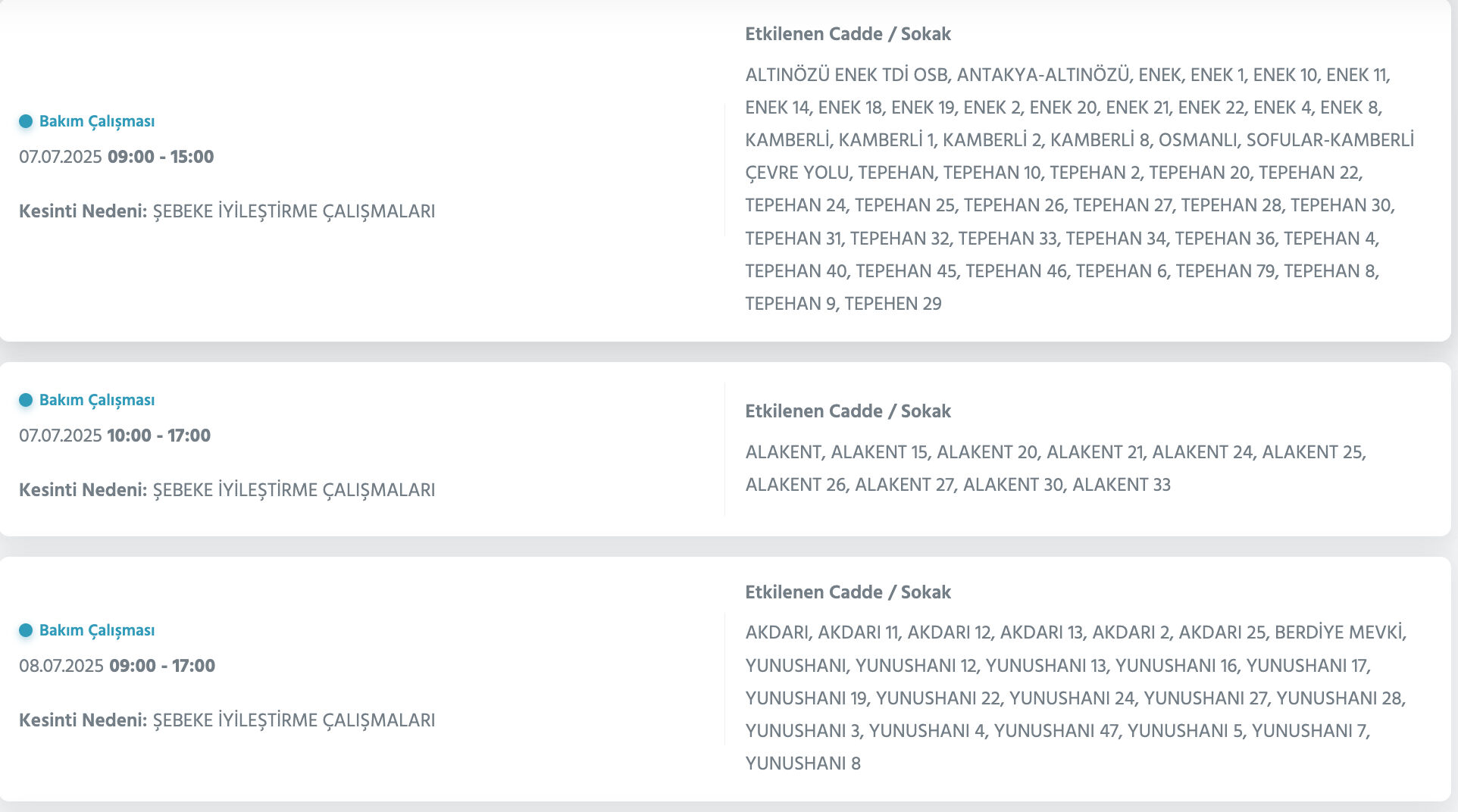 Hatay'da elektrikler ne zaman gelecek? Toroslar EDAŞ 4 Temmuz 2025 kesinti olacak bölgeleri duyurdu - 3. Resim