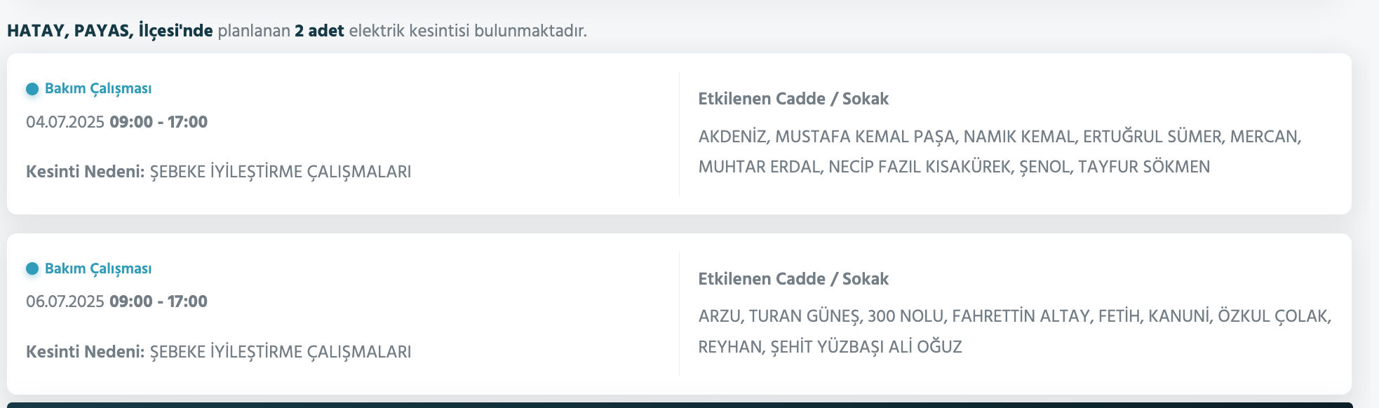 Hatay'da elektrikler ne zaman gelecek? Toroslar EDAŞ 4 Temmuz 2025 kesinti olacak bölgeleri duyurdu - 14. Resim