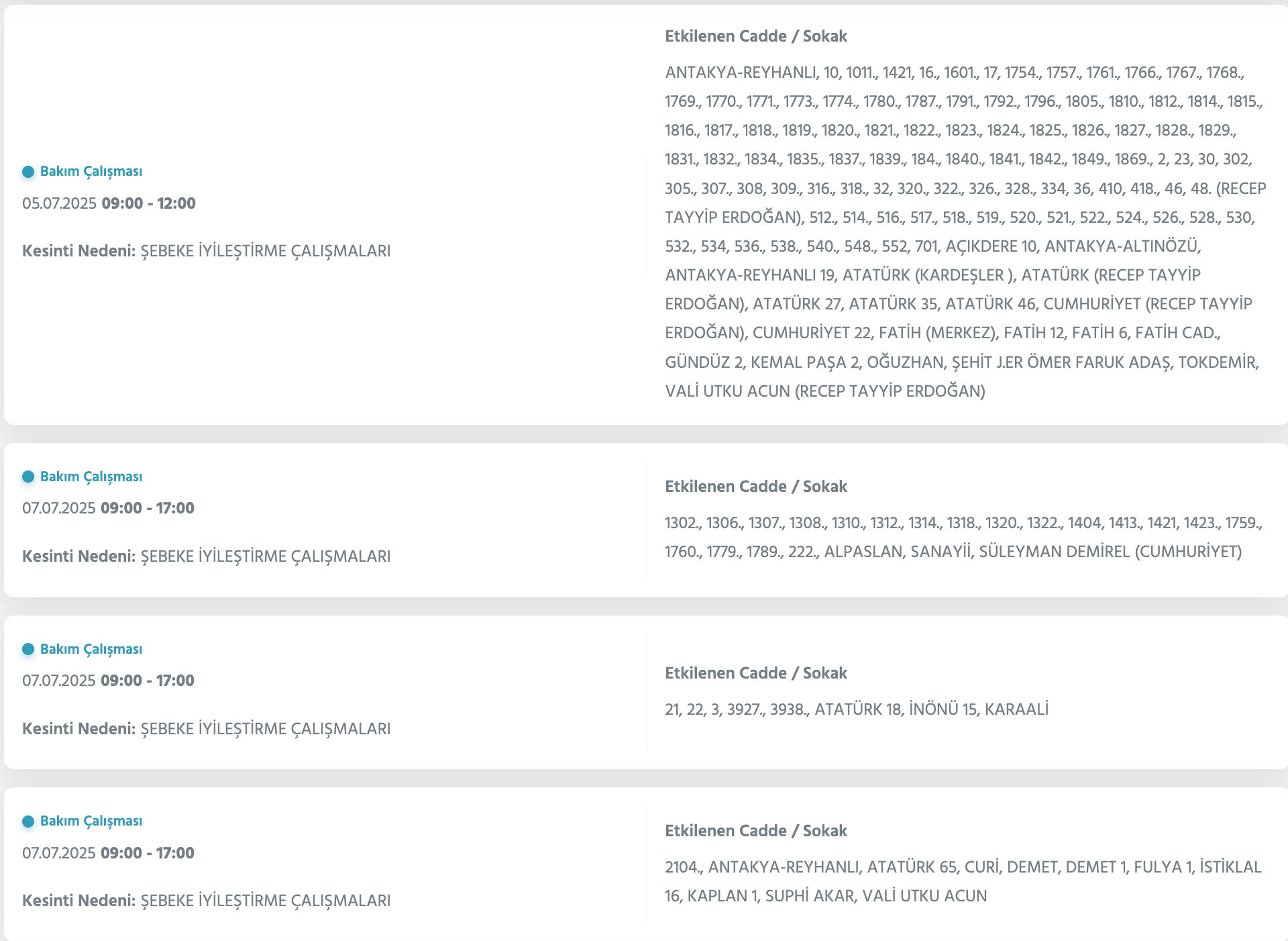 Hatay'da elektrikler ne zaman gelecek? Toroslar EDAŞ 4 Temmuz 2025 kesinti olacak bölgeleri duyurdu - 6. Resim