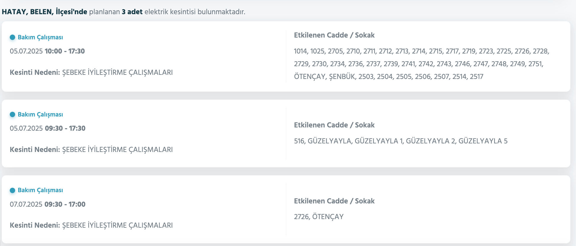 Hatay'da elektrikler ne zaman gelecek? Toroslar EDAŞ 4 Temmuz 2025 kesinti olacak bölgeleri duyurdu - 8. Resim