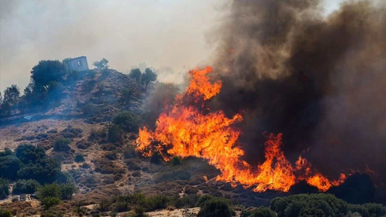 İzmir-Aydın otoyolu kapalı mı, ne zaman açılacak? İzmir yangını için müdahaleler sürüyor! - 4. Resim