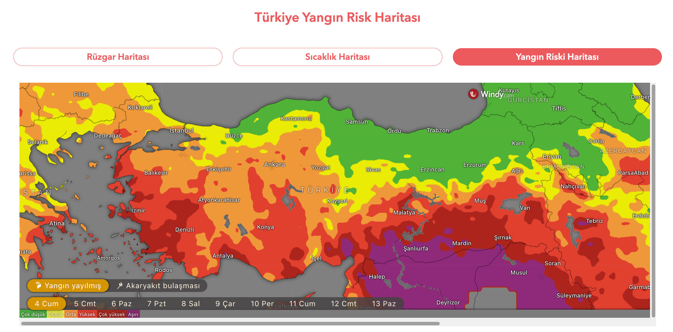 İzmir yangın haritası canlı: İzmir yangın bölgeleri hangileri, nerede yangın var? - 1. Resim