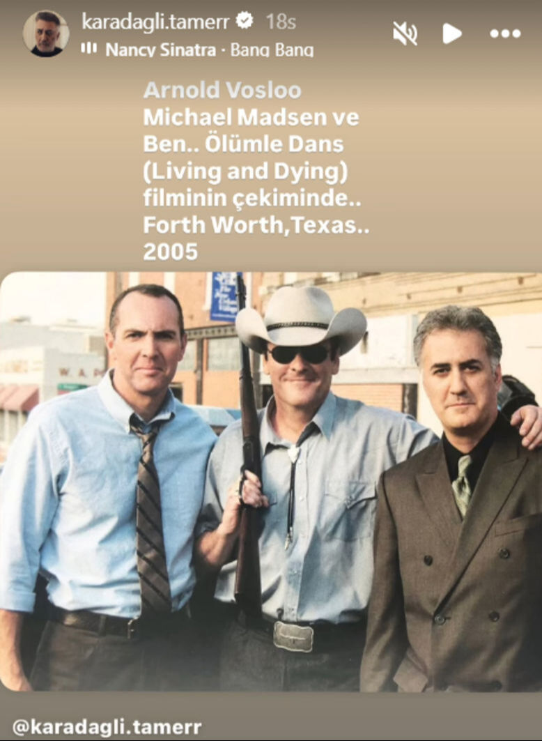 Aynı filmde oynamışlardı! Tamer Karadağlı'dan Michael Madsen'e veda - 3. Resim
