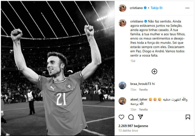 Diogo Jota'ya yürek yakan veda! Cenazede gözyaşları sel oldu: Gözler Ronaldo'yu aradı - 7. Resim