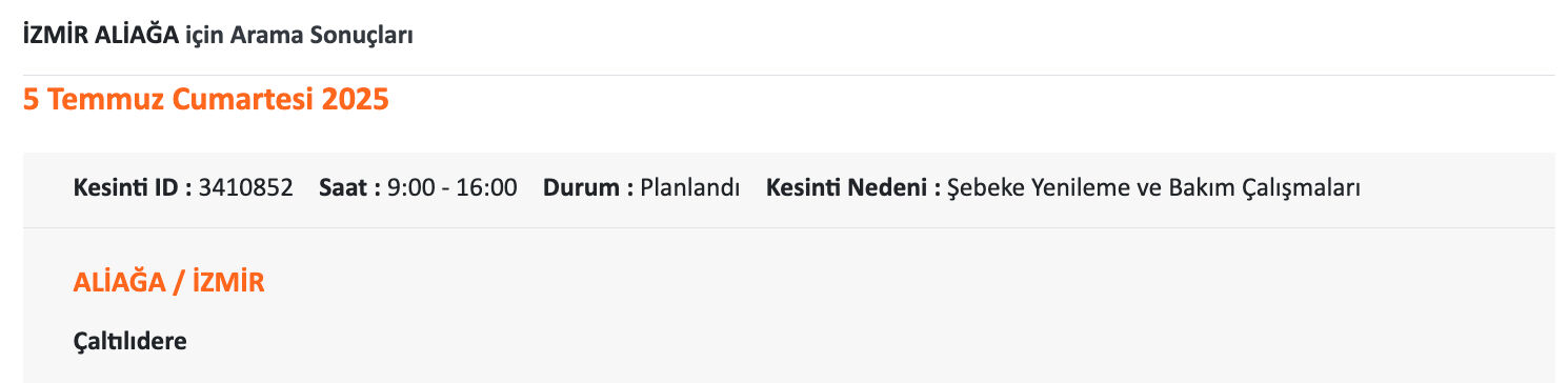 Gediz Elektrik duyurdu, İzmir geneli elektrik kesintisi sorgulama! 5-6-7 Temmuz İzmir'de elektrikler ne zaman gelecek? - 6. Resim