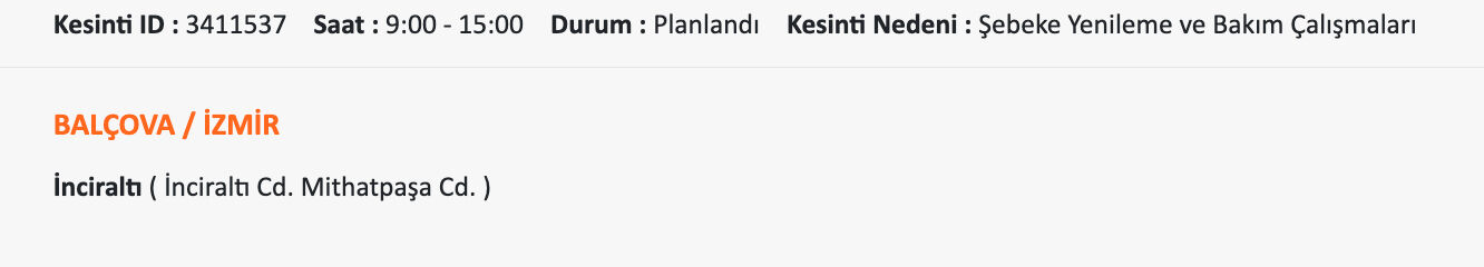 Gediz Elektrik duyurdu, İzmir geneli elektrik kesintisi sorgulama! 5-6-7 Temmuz İzmir'de elektrikler ne zaman gelecek? - 10. Resim