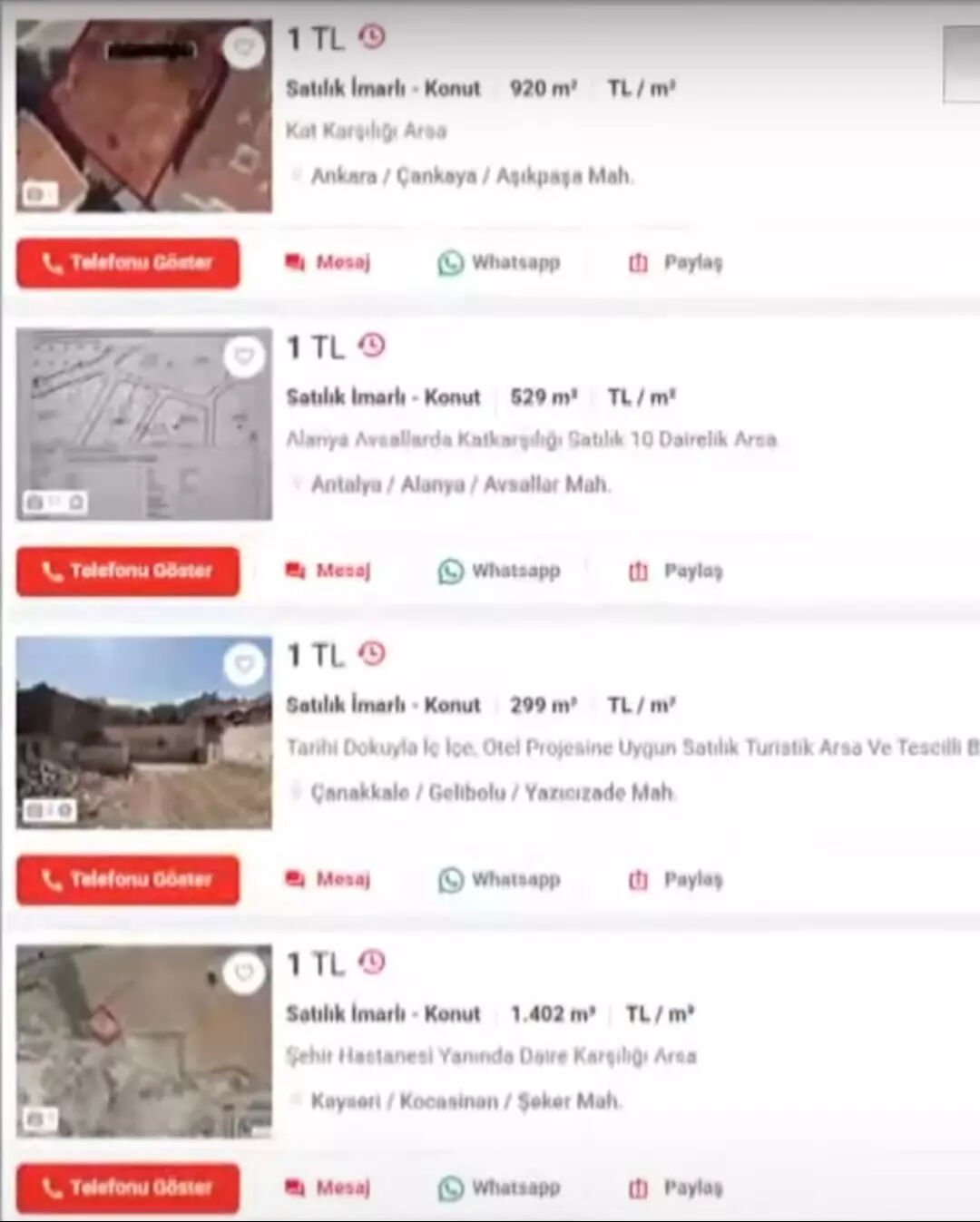 1 liraya ev, arsa... Bakanlık peşlerine düştü: İlan sitelerinde herkesin karşısına çıkıyor - 1. Resim