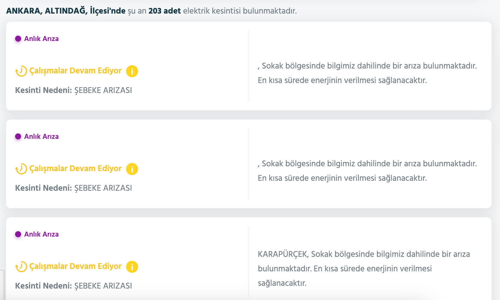 Ankara elektrik kesintisi 6 Temmuz: Ankara'da elektrikler ne zaman gelecek? - 4. Resim