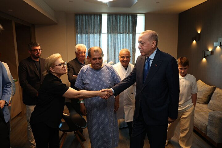 Dursun Özbek ameliyat oldu, Cumhurbaşkanı Erdoğan ziyaretine gitti! - 3. Resim