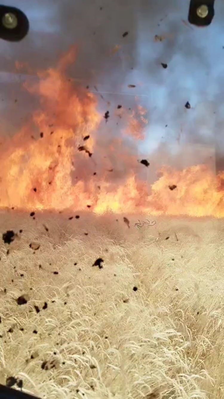 Yangına karşı imece usulü mücadele! Köylülerden örnek çalışma, alevler söndürüldü - 1. Resim