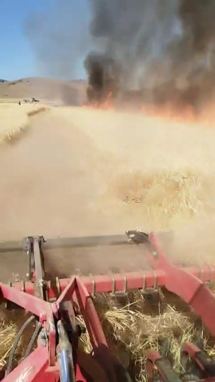 Yangına karşı imece usulü mücadele! Köylülerden örnek çalışma, alevler söndürüldü - 2. Resim