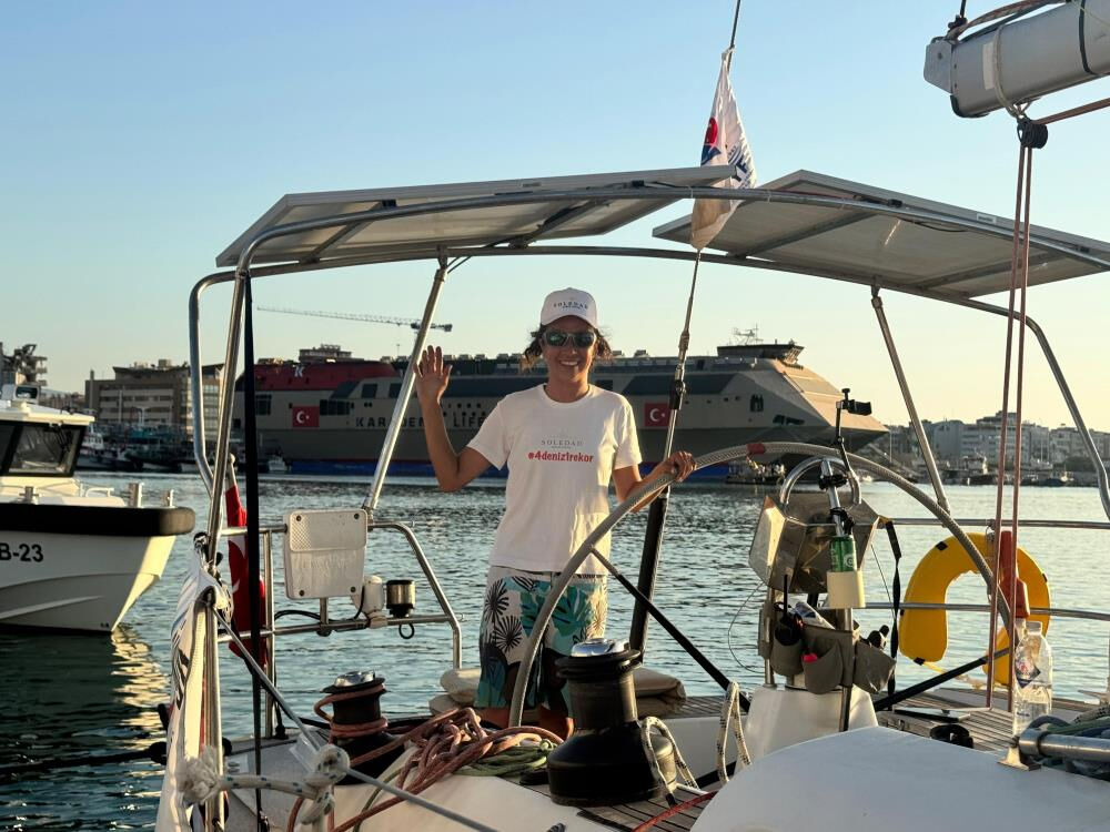 15 g&uuml;n 6 saat 41 dakika... Bunu başaran ilk kadın oldu - 1. Resim