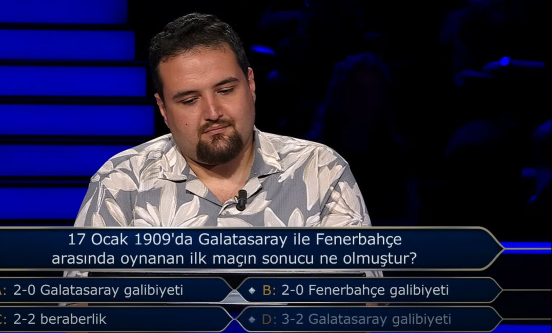 200 bin TL’lik derbi sorusu stüdyoyu karıştırdı