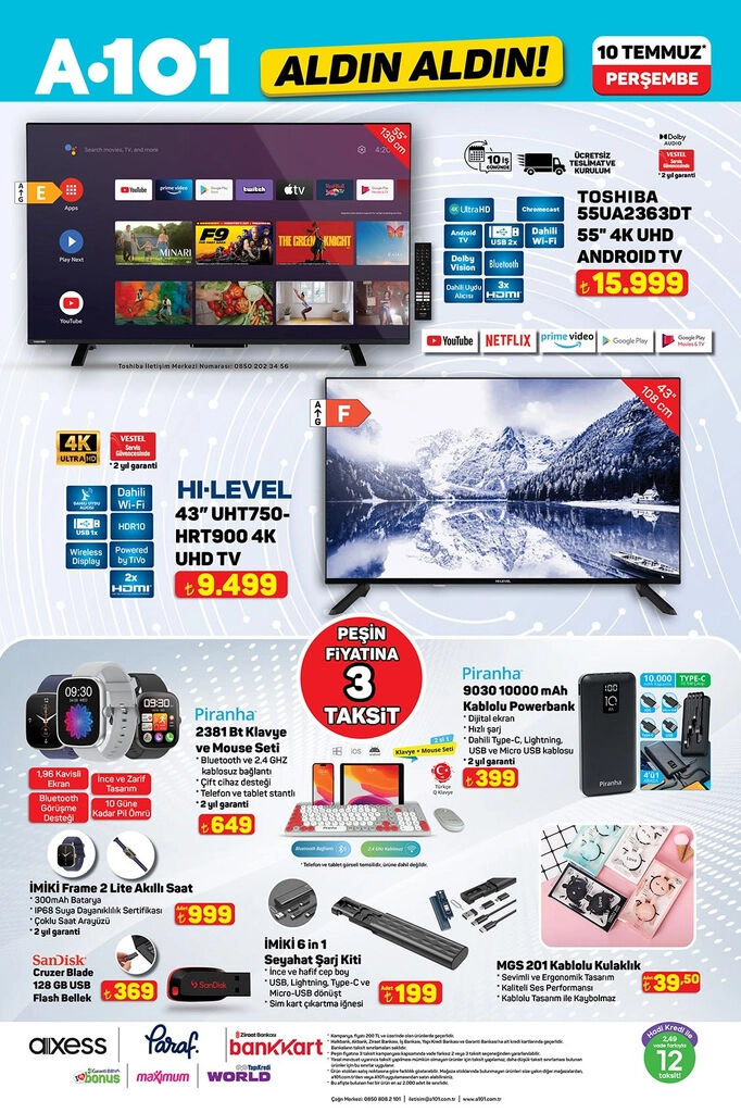 A101 10 Temmuz Aktüel Kataloğu: Bu hafta A101’e karavan ve valiz seti geliyor - 4. Resim