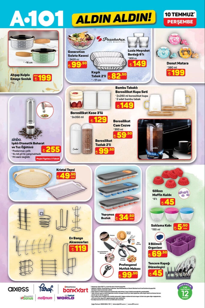 A101 10 Temmuz Aktüel Kataloğu: Bu hafta A101’e karavan ve valiz seti geliyor - 8. Resim