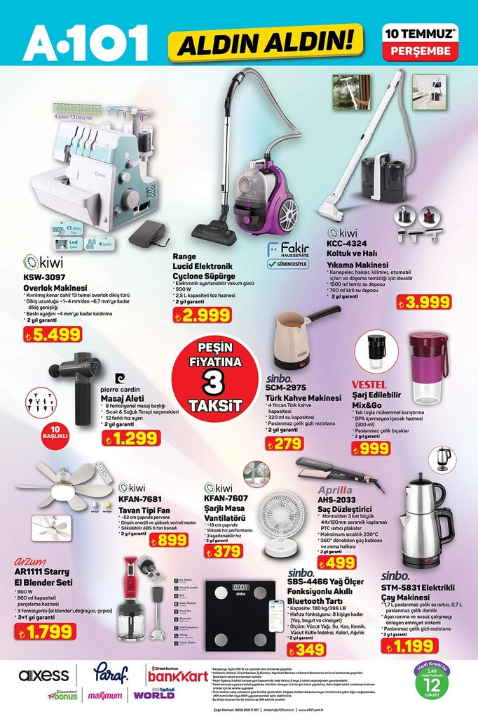A101 10 Temmuz Aktüel Kataloğu: Bu hafta A101’e karavan ve valiz seti geliyor - 10. Resim