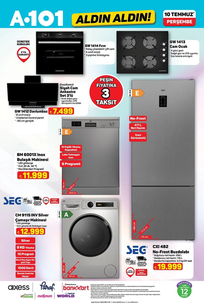 A101 10 Temmuz Aktüel Kataloğu: Bu hafta A101’e karavan ve valiz seti geliyor - 6. Resim