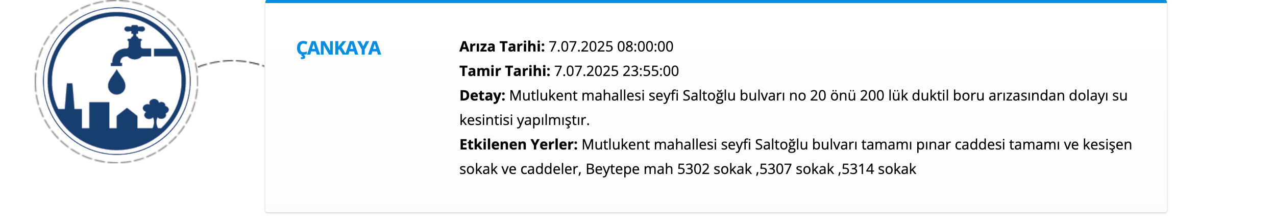 ASKİ duyurdu! Ankara'nın Çankaya ilçesinde sular ne zaman gelecek, saat kaçta? - 3. Resim