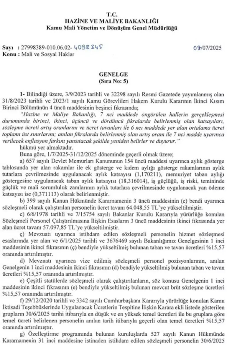 Bakan Şimşek imzaladı, zamlar netleşti! İşte yeni bedelli askerlik ücreti ve kıdem tazminatı tavanı - 3. Resim