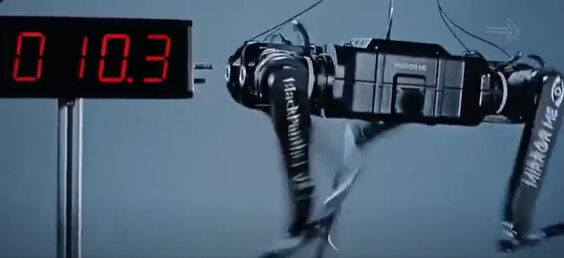 Hızıyla korkuyor, en iyilere rakip! Robot köpek görenleri şaşırttı - 1. Resim