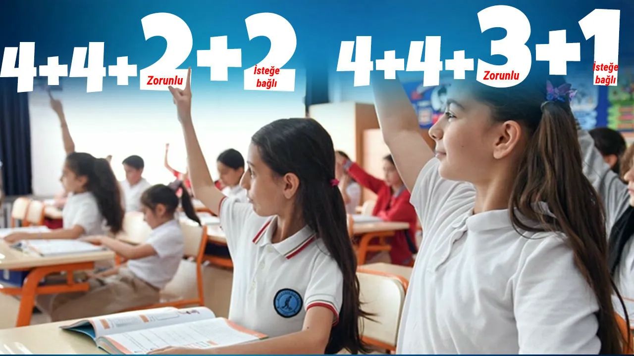 4+4+4 eğitim sistemi değişiyor mu? Son araştırma yayınlandı, 2+2 ve 3+1 seçenekleri gündemde 4+4+4 eğitim sistemi değişiyor mu? Son araştırma yayınlandı, 2+2 ve 3+1 seçenekleri gündemde